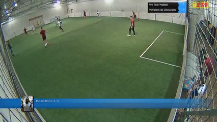 But de Brice (1-1) - Pro Tech Habitat Vs Pompiers de Chauvigny  - 22/01/18 20:00 - LIGUE 2