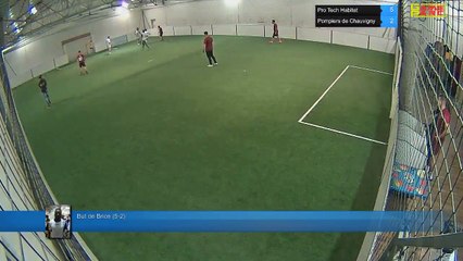 But de Brice (5-2) - Pro Tech Habitat Vs Pompiers de Chauvigny  - 22/01/18 20:00 - LIGUE 2