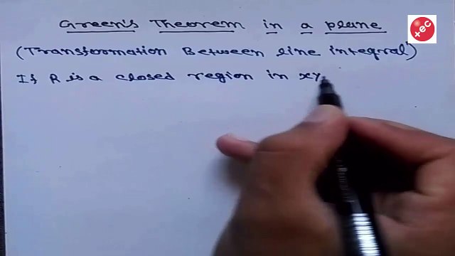 Green's Theorem in Hindi | Green's Theorem Problems and Solutions | green theorem example