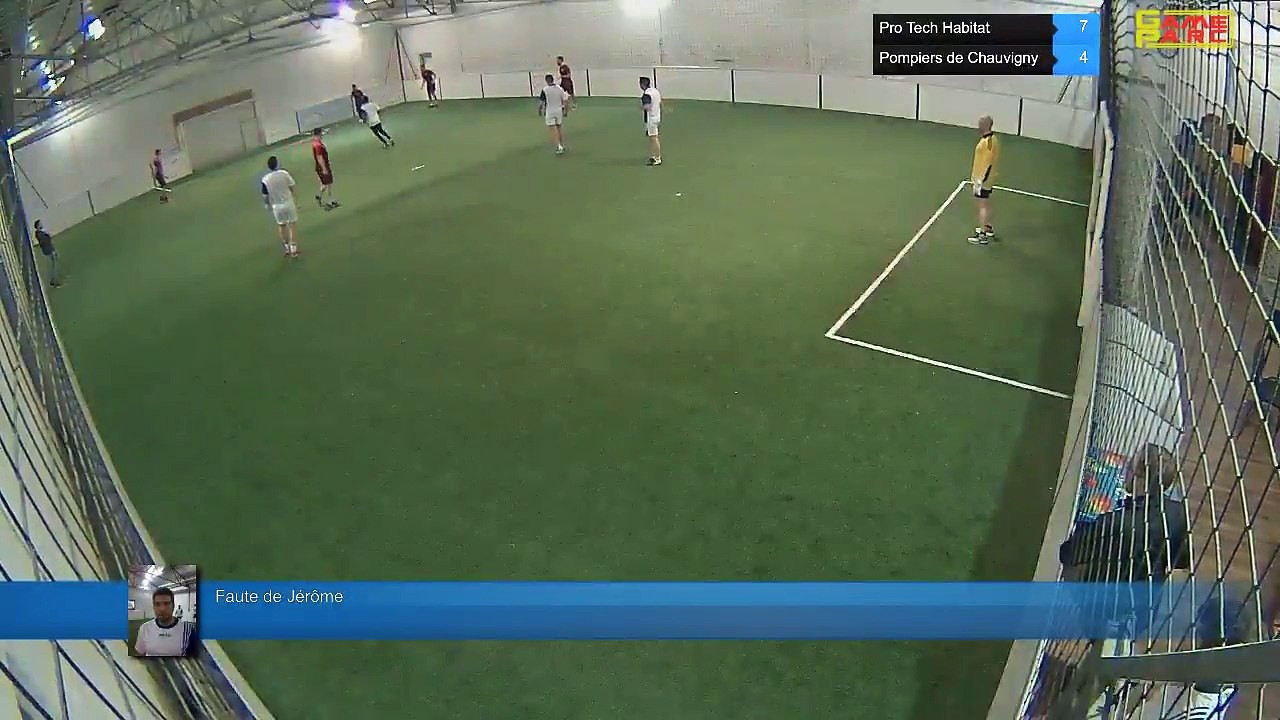 Faute de Jérôme  - Pro Tech Habitat Vs Pompiers de Chauvigny  - 22/01/18 20:00 - LIGUE 2