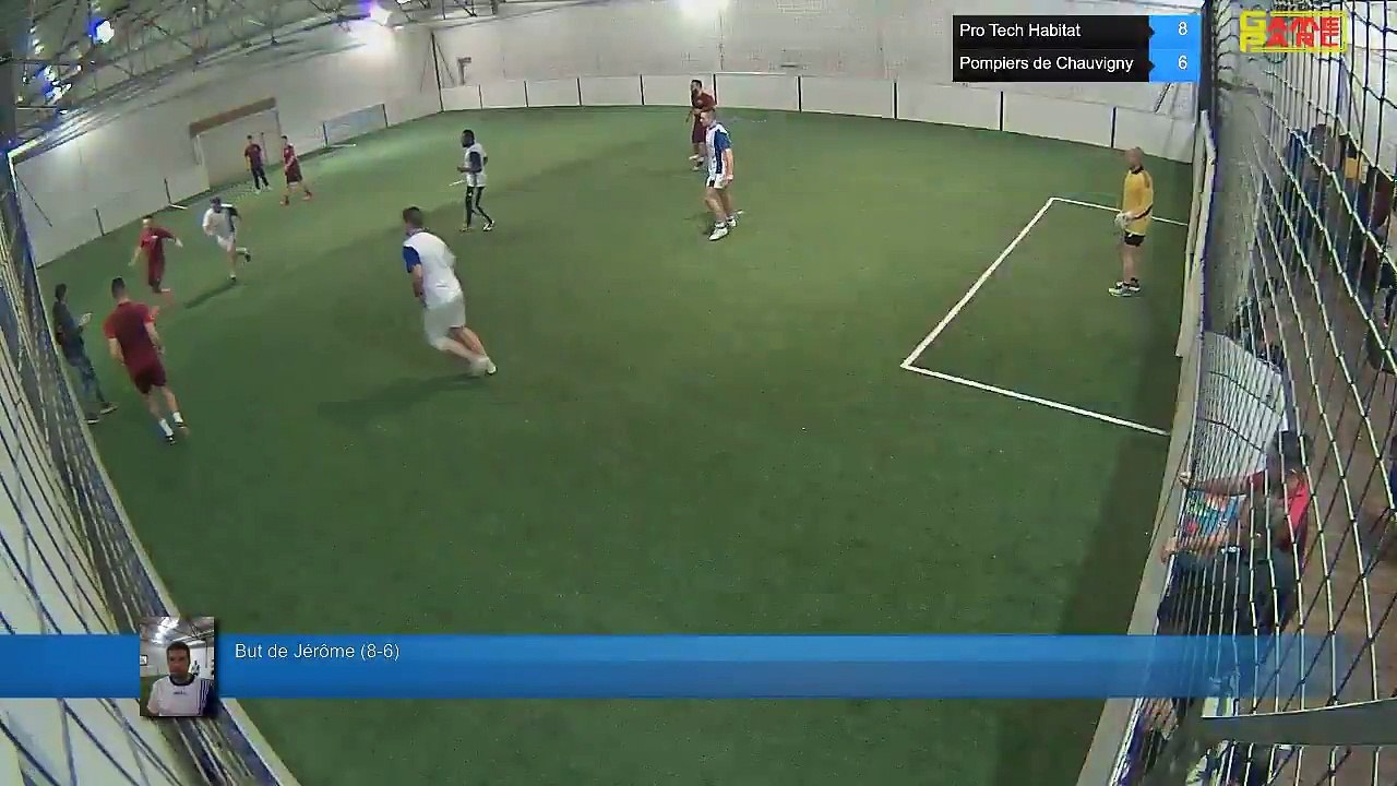 But de Jérôme  (8-6) - Pro Tech Habitat Vs Pompiers de Chauvigny  - 22/01/18 20:00 - LIGUE 2