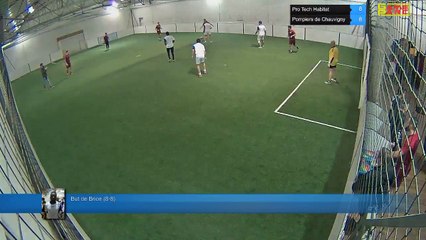 But de Brice (8-8) - Pro Tech Habitat Vs Pompiers de Chauvigny  - 22/01/18 20:00 - LIGUE 2