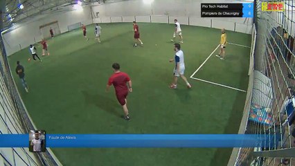 Faute de Alexis   - Pro Tech Habitat Vs Pompiers de Chauvigny  - 22/01/18 20:00 - LIGUE 2