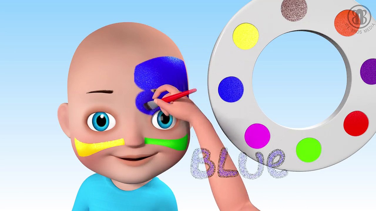 3D Face Painting - Baby Body Paint & Learn Colo...