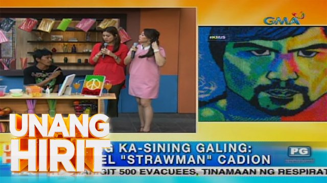 Unang Hirit: Walang ka-sining galing: Rommel 'Straw Man' Cadion