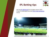 Free Cricket Betting Tip, IPL Betting tips