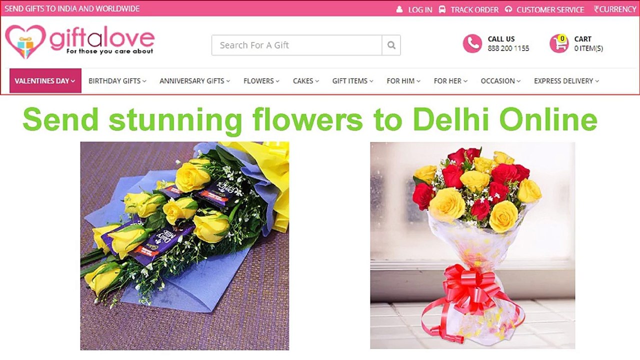 Send stunning flowers to Delhi Online