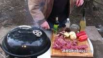 Smoked Bacon Steak Kabobs Recipe by the BBQ Pit Boys