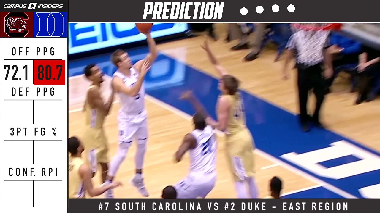 7 South Carolina vs. 2 Duke Prediction | Who's Got Next?