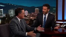 Stephen Colbert Liked Jimmy Kimmels Sean Spicer Interview