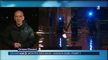 Doubs : brusque montée des eaux de la Loue, en alerte rouge