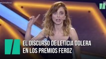El discurso de Leticia Dolera en Los Premios Feroz