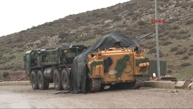 Hassa Sınırından Obüs ve Tankları Zırh Delici Mermilerle Vurdu