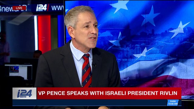 i24NEWS DESK | VP Pence speaks with Israeli President Rivlin | Tuesday, January 23rd 2018