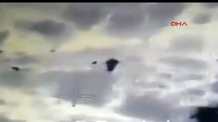 Teröristlerin ateş altına alınma anları