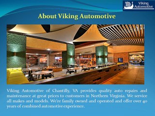 Contact Viking Automotive For Auto Repair in Chantilly VA