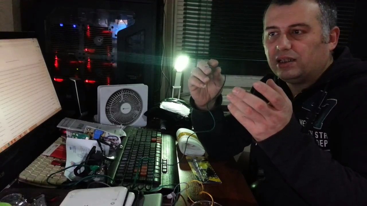 Banggood 12 V Oto Kontrol Kalemi - Professional Voltage Tester AC Tester Pen W Clip For Automobile