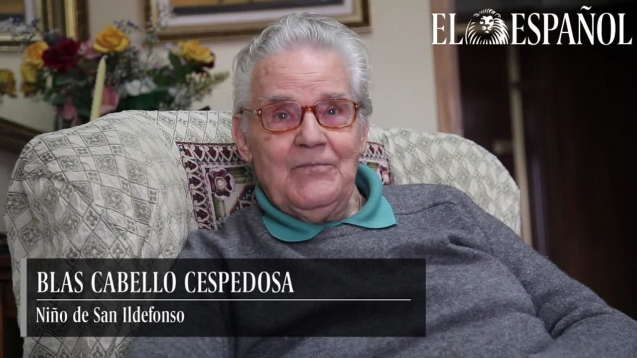 Blas, niño de San Ildefonso durante la Guerra Civil