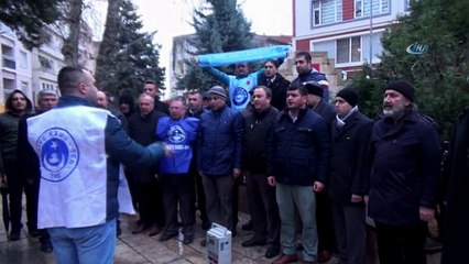 Mesai öncesi Türk askerine dualı destek