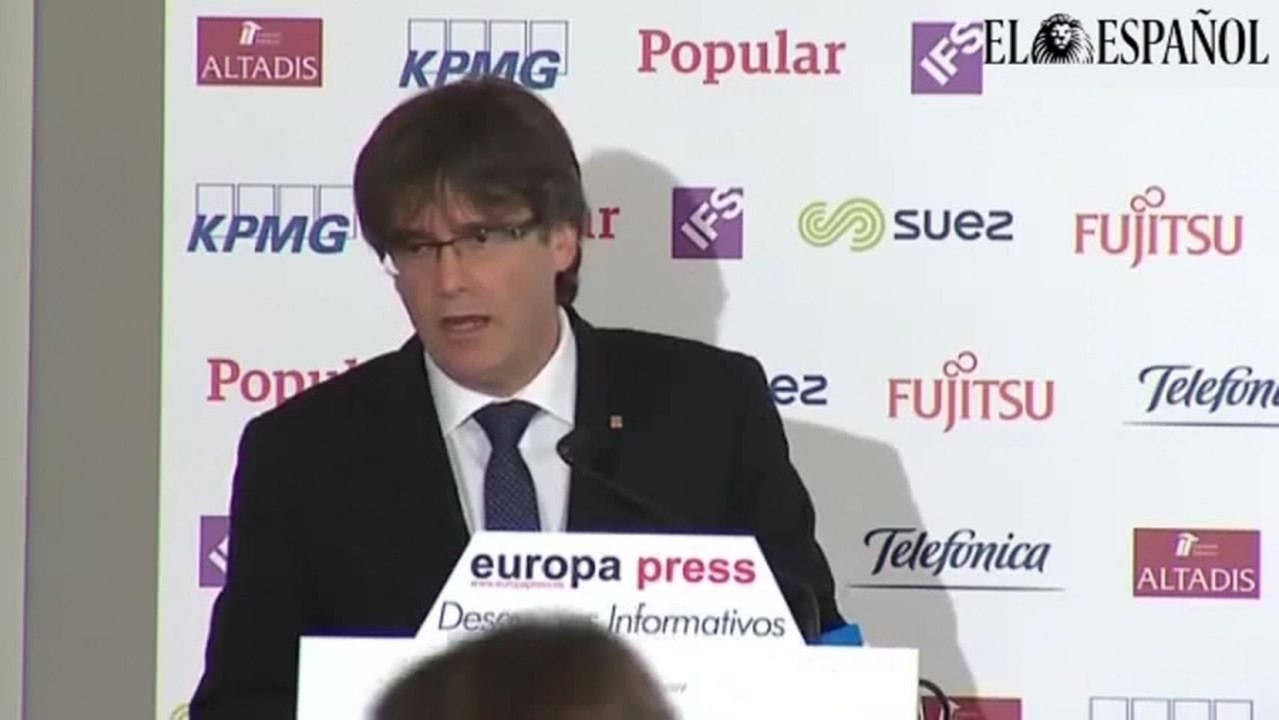 Puigdemont pide 'soluciones políticas' a las demandas catalanas