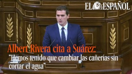 Resumen de la intervención de Rivera en el debate de investidura.