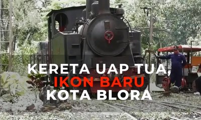 Modal Rp 15 Ribu, Bisa Naik Kereta Tua di Blora