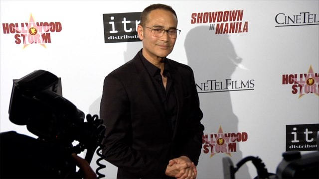 Mark Dacascos Showdown in Manila Los Angeles Premiere Red Carpet