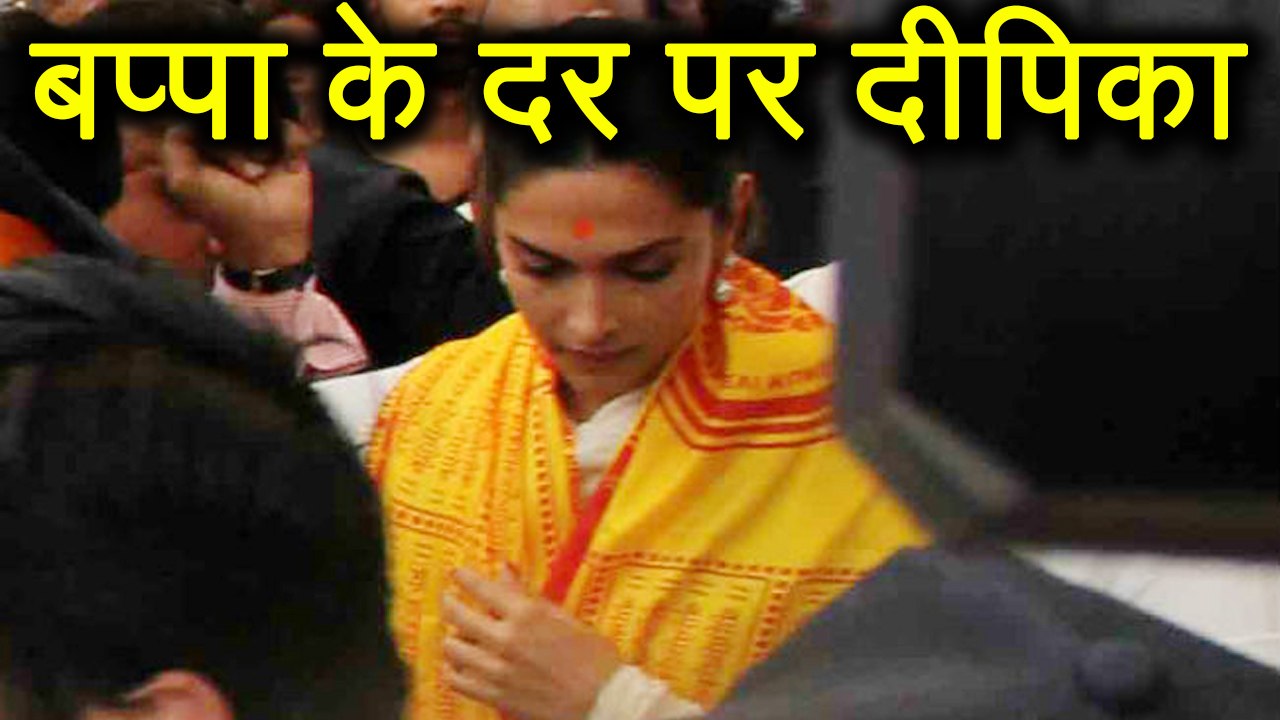 Padmavat Row: Deepika Padukone visits Siddhivinayak temple before Film release | FilmiBeat