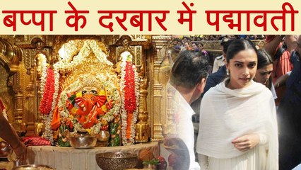 Padmavat Release होने से पहले Deepika Padukone पहुंची Siddhivinayak Temple | वनइंडिया हिन्दी