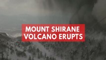 Soldier killed and skiers injured after Mount Shirane volcano erupts in Japan triggering avalanche