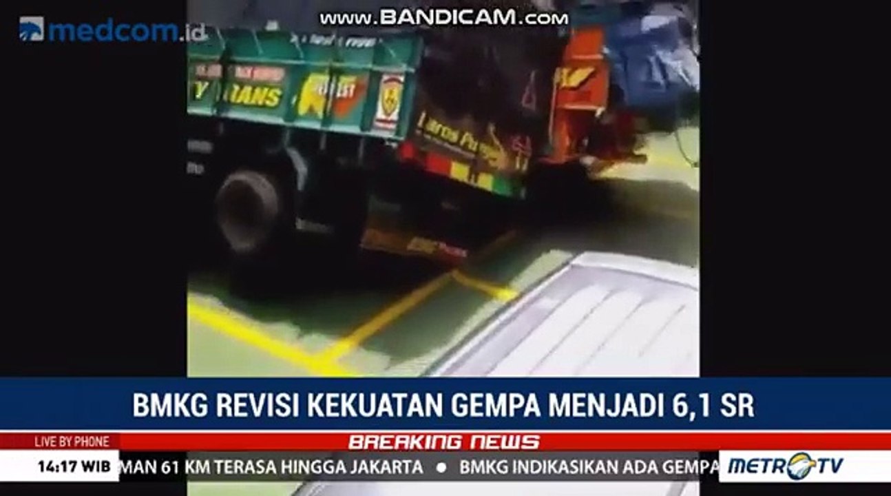 Metro TV Publikasikan Video Hoax Gempa Lebak Banten