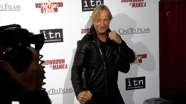Matthias Hues Showdown in Manila Los Angeles Premiere Red Carpet