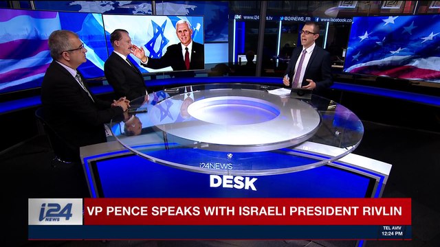 i24NEWS DESK | Pence: J'lem decision can move peace forward | Tuesday, January 23rd 2018