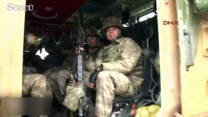 Helallik alan askerler komutanları ve arkadaşlarıyla sarıldı