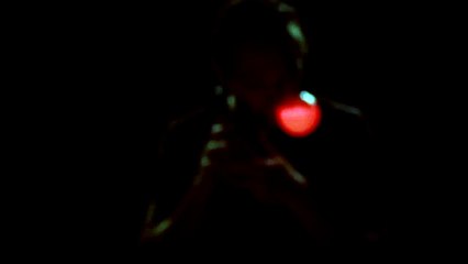 Testing the LED poi - Hestia Fire Dance