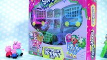 Anna Elsa & Belle Shopping For Shopkins Shopping Cart Sprint Game NEW CARTS 2016