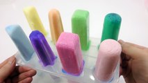 DIY Colors Stick Milk Ice Cream Learn Colors Slime Clay Cheese Stick