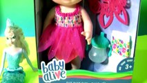 BABY ALIVE Face Paint Fairy Doll Dress Up Color Changing Baby Alive Doll NEW 201