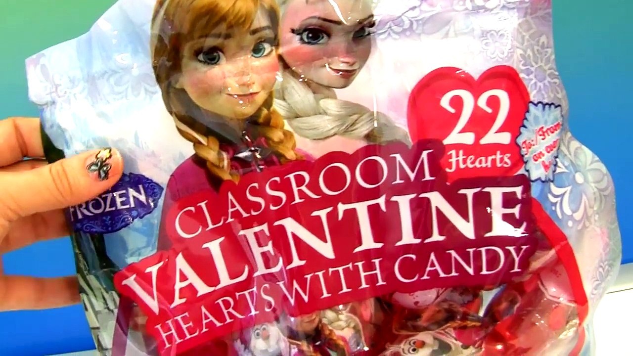 Disney FROZEN Valentine's Day SURPRISE HEARTS ❤ Princess Anna Elsa OLaf the Snow
