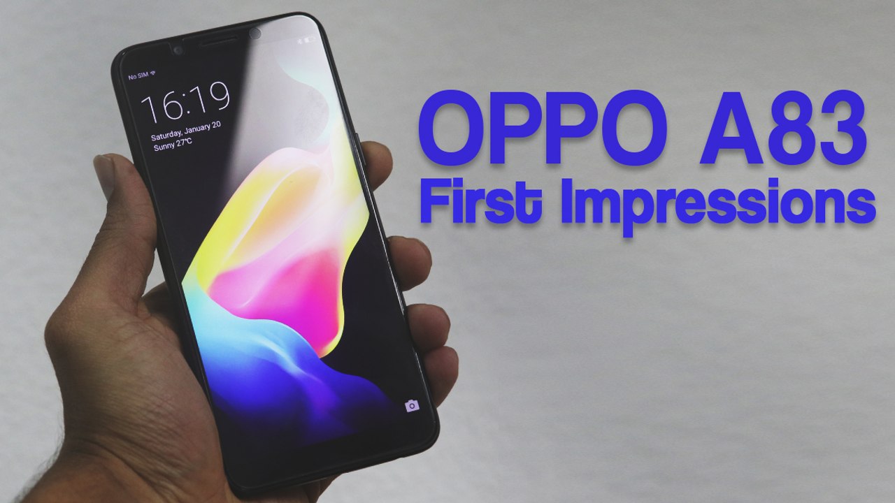 Oppo A83 First Impressions
