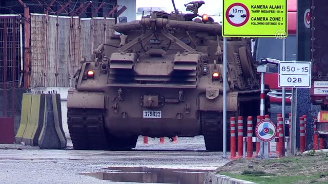 Zeytin Dalı Harekatı - PYD/PKK'nın Afrin'deki mevzileri ateş altına alındı - KİLİS