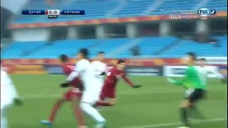 Hightlight U23 Việt Nam vs U23 Qatar Hiệp 1 - YouTube