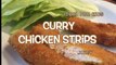 How to make fast and easy curry chicken strips in less than 10 mins