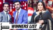63rd Filmfare Awards 2018 Full Winners List