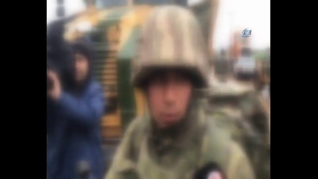 Afrin için yola çıkan kahraman Mehmetçiklerden anlamlı mesaj Düğüne gidiyoruz