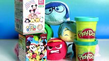 Disney Tsum Tsum Inside Out Furuta Surprise Eggs Sadness Fear Joy Anger Play Doh