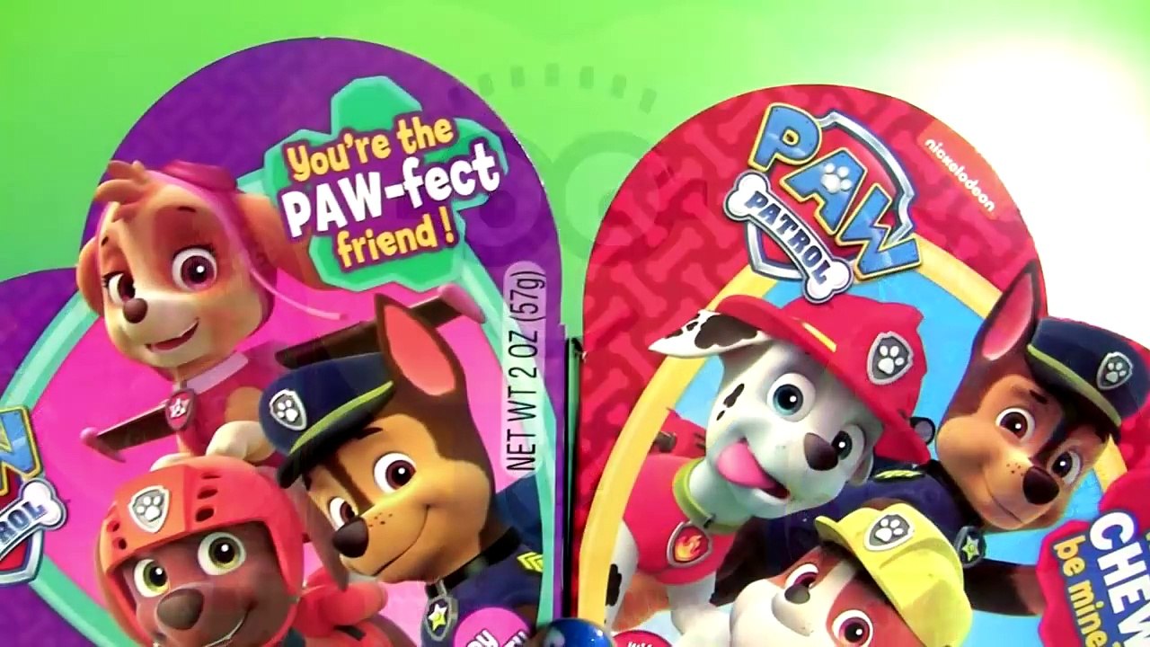 Puppies Valentine's Day Paw Patrol with Num Noms Surprises and SpongeBob Squarep