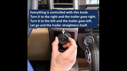 Demonstration of the Ford F-150 Pro Trailer Backup Assist