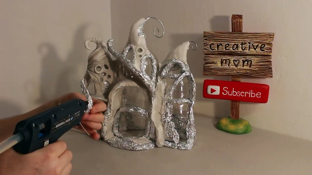 ❣DIY Enchanted Fairy House Lamp Using Coke Plastic Bottles❣