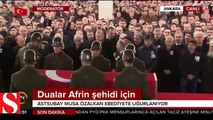 Cumhurbaşkanı Erdoğan, Afrin şehidimizin cenazesinde gözyaşlarını tutamadı
